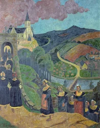 El Perdón de Notre-Dame-des-Portes en Chateauneuf-du-Faou, c.1894